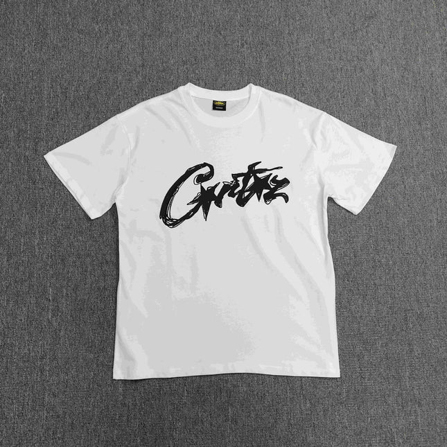 240g Unisex Letter Logo T-Shirt