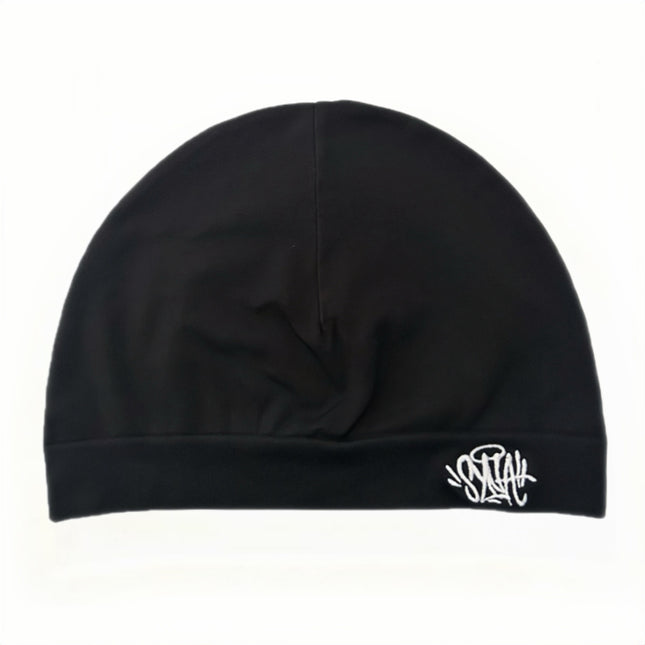 Vintage Embroidered Skull Knit Hat