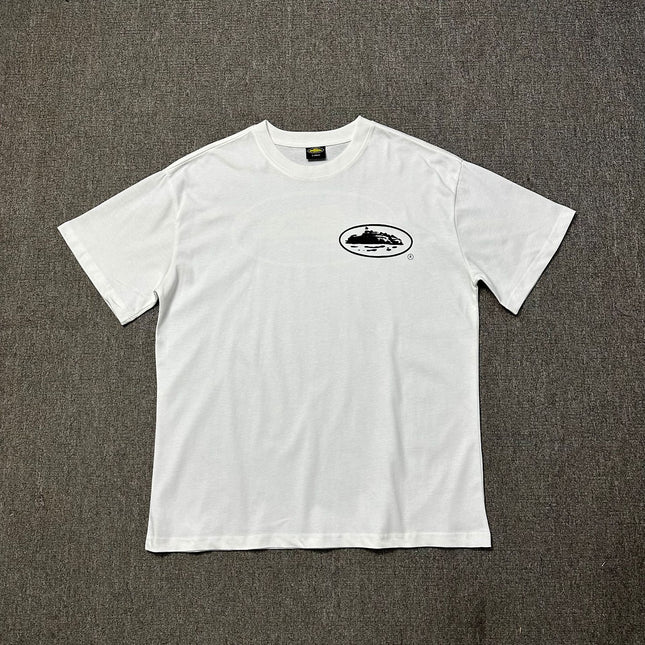 240g Unisex Letter Logo T-Shirt