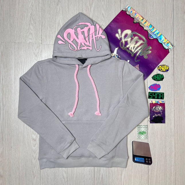 High Quality Syna Hip Hop Foam Print T-Shirt Set