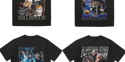 NBA Star Retro T-Shirt - Curry Kobe Morant Rose