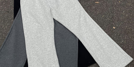 Slim Bootcut Casual Trousers