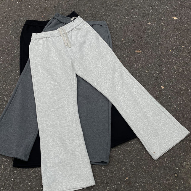 Slim Bootcut Casual Trousers