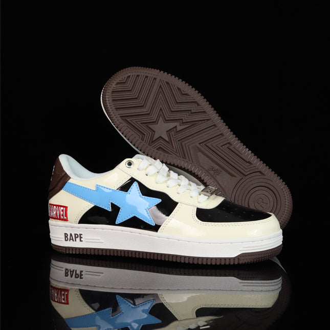 Patent Low-Top Casual Sneakers