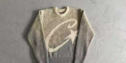 Versatile Long-Sleeved Knit Sweater Pullover