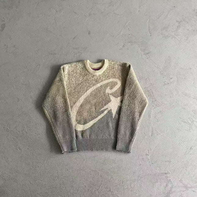Versatile Long-Sleeved Knit Sweater Pullover