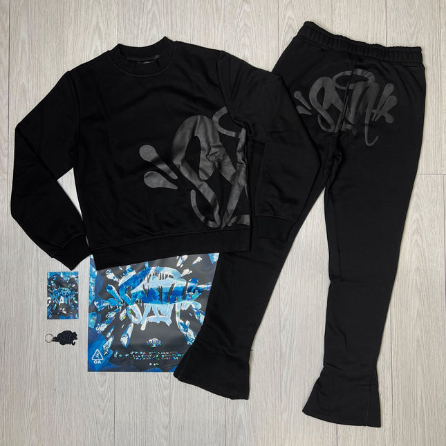High Quality Syna Hip Hop Foam Print T-Shirt Set