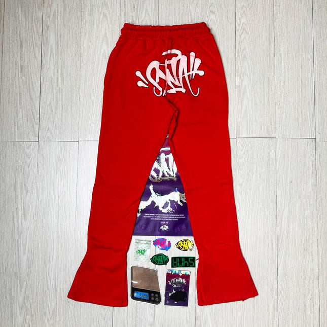 High Quality Syna Hip Hop Foam Print T-Shirt Set