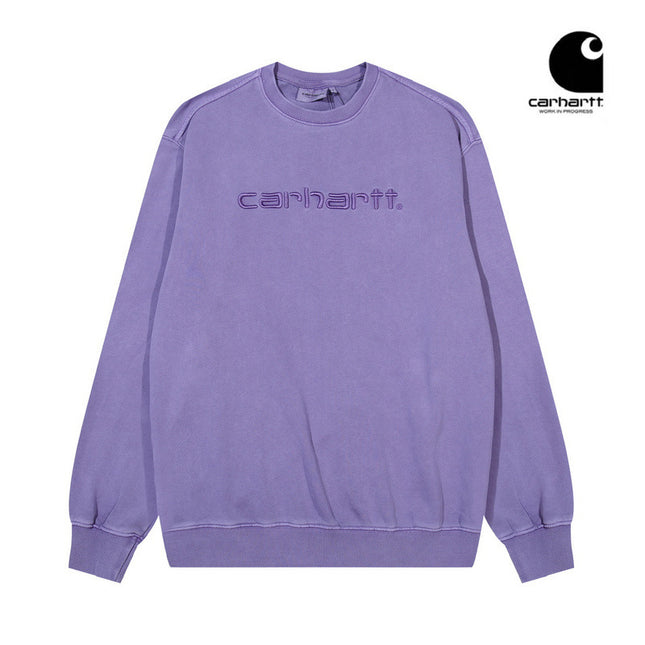 Retro Loose Crew Neck Sweatshirt for Couples
