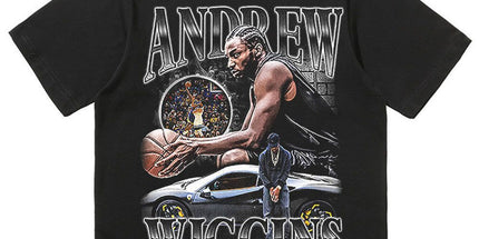 NBA Star Retro T-Shirt - Curry Kobe Morant Rose