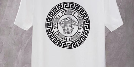 Vintage Print Cotton T-Shirt