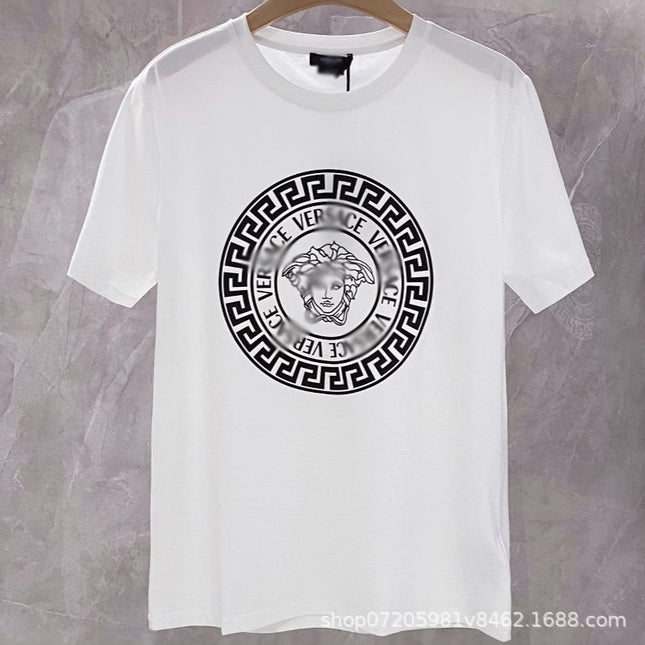 Vintage Print Cotton T-Shirt