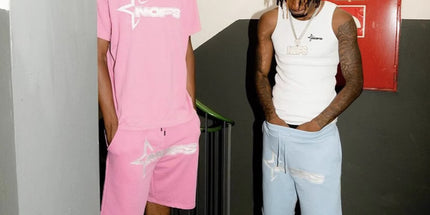 Summer Unisex Hip Hop Punk Print Shorts Set