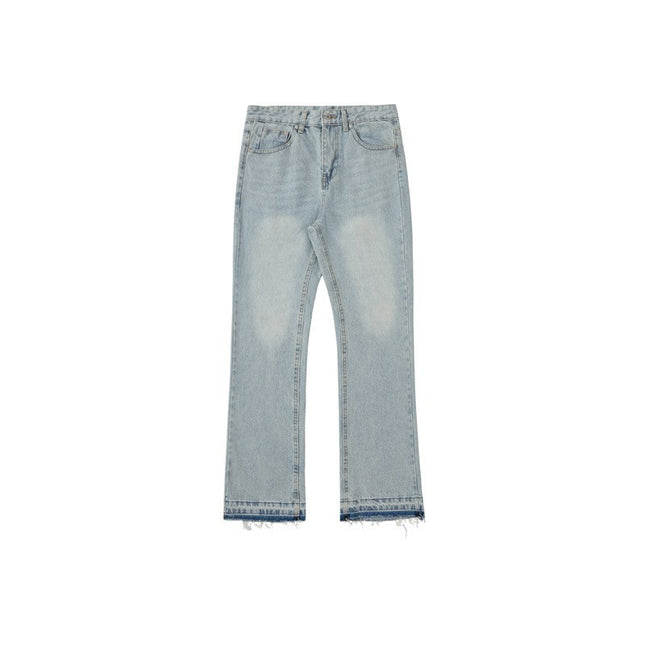 Smoke Grey Tassel Jeans