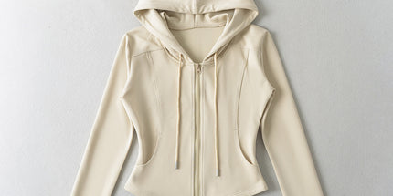 Women’s Zip Hoodie and Flared Pants Set