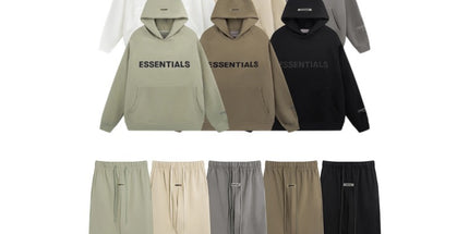 FEAR OF GOD Essentials Chest Logo Hoodie & Pants Set