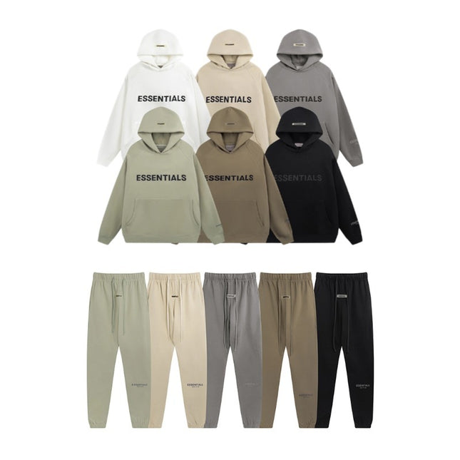 FEAR OF GOD Essentials Chest Logo Hoodie & Pants Set