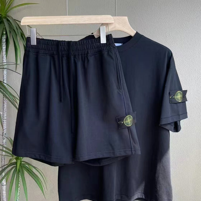 Unisex Casual Crewneck Summer Suit Set