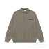 S / Lapel sweatshirt khaki