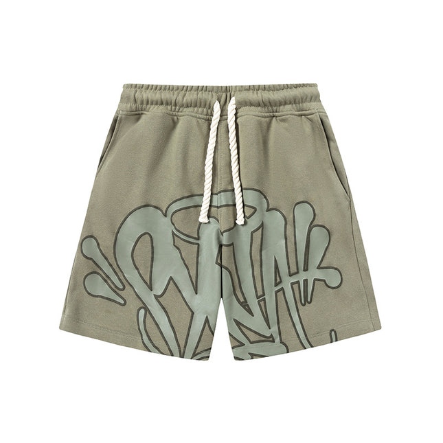 High Quality Syna Hip Hop Foam Print T-Shirt Set