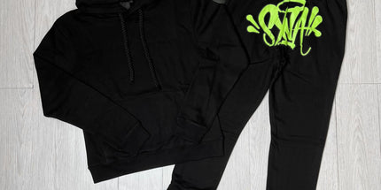 High Quality Syna Hip Hop Foam Print T-Shirt Set