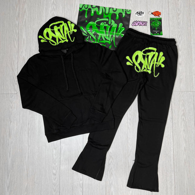 High Quality Syna Hip Hop Foam Print T-Shirt Set