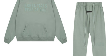 ESSENTIALS fleece Hooded Set