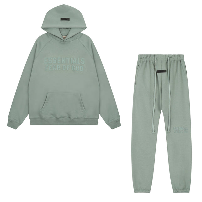 ESSENTIALS fleece Hooded Set