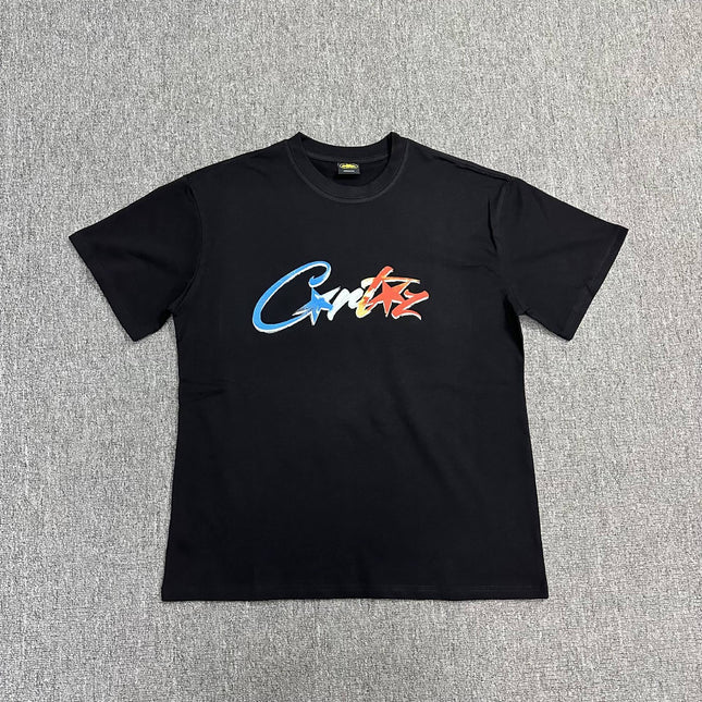 240g Unisex Letter Logo T-Shirt