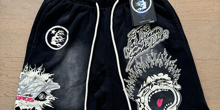 Distressed Baggy Streetwear Shorts