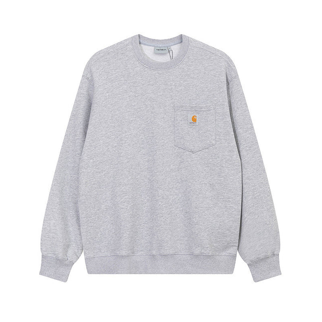 Retro Loose Crew Neck Sweatshirt for Couples