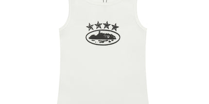 Basic LOGO Crew Neck Sleeveless Vest T-Shirt