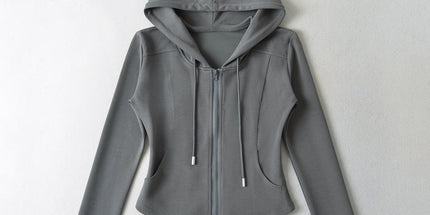 Women’s Zip Hoodie and Flared Pants Set