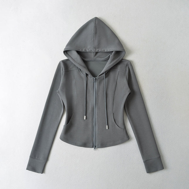 Women’s Zip Hoodie and Flared Pants Set