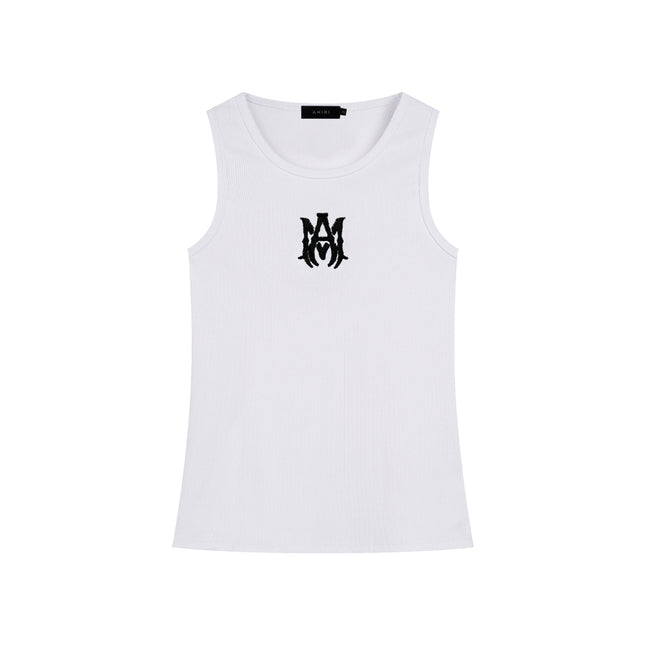 AM Embroidery Casual Sports Vest Unisex