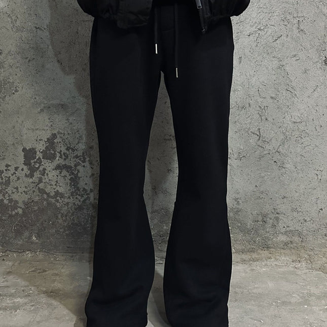 Slim Bootcut Casual Trousers