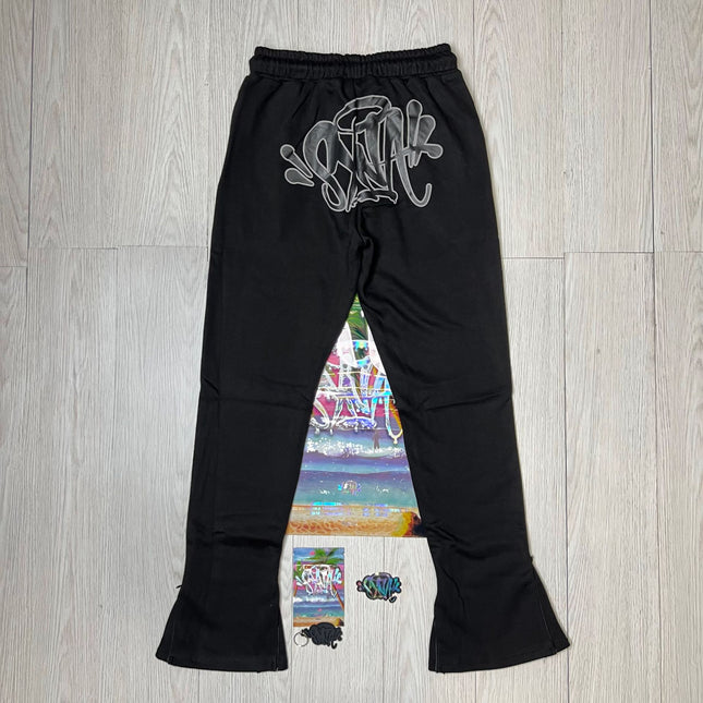 High Quality Syna Hip Hop Foam Print T-Shirt Set