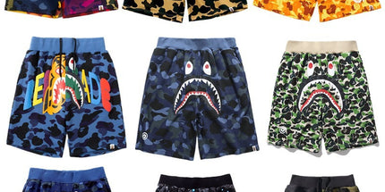 Japanese Shark Head Casual Quick-Dry Beach Shorts