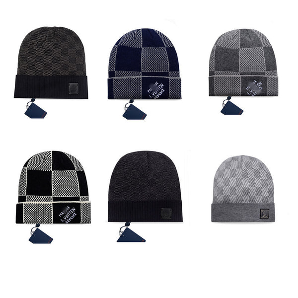 Classic Leather Label Unisex Knitted Beanie