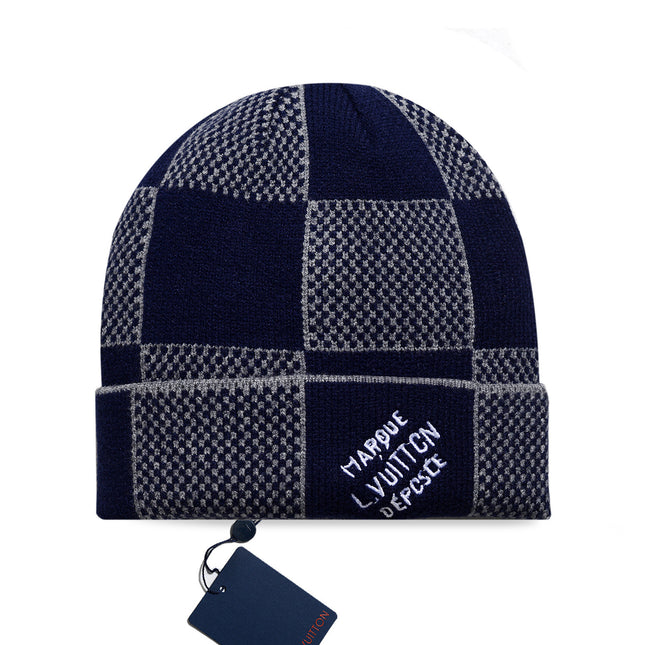 Classic Leather Label Unisex Knitted Beanie