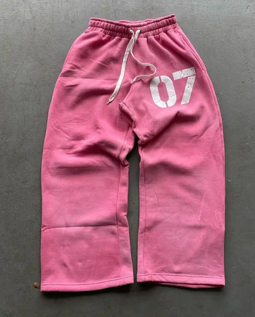 07 Trendy Street Zipper Hooded Pants Set