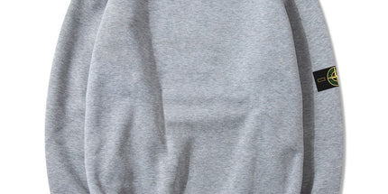 STON Stone Hooded Sweatshirt Badge Crewneck