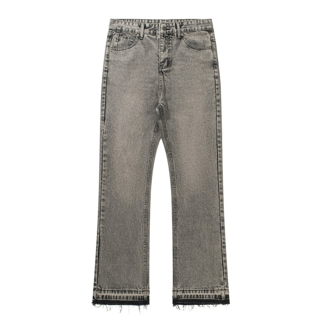 Smoke Grey Tassel Jeans