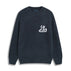 7 Navy (wool-blend crew neck sweater) / XS