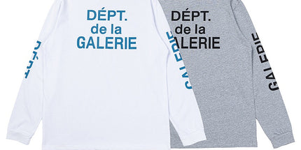 GALLERY DEPT Classic Letter Print Long Sleeve Tee