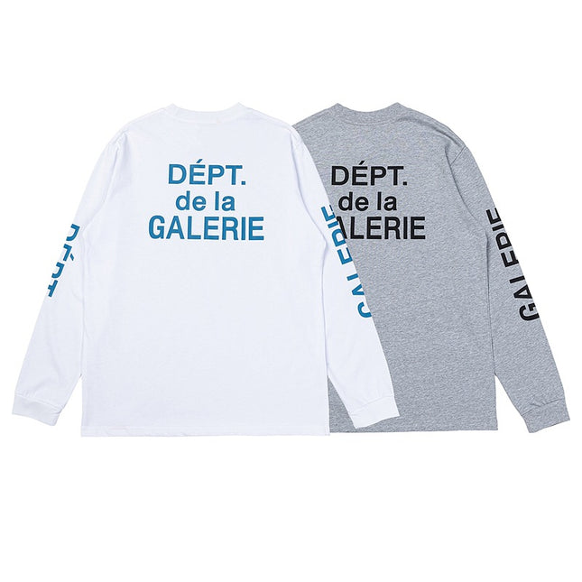 GALLERY DEPT Classic Letter Print Long Sleeve Tee