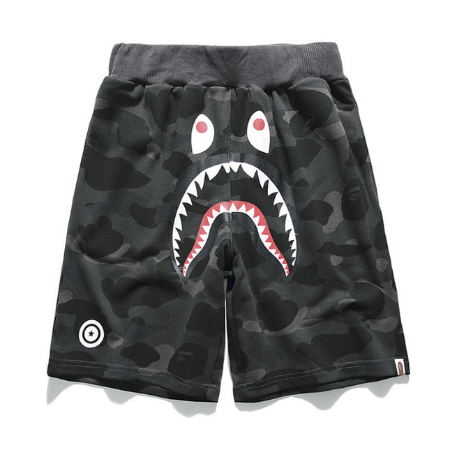 Japanese Shark Head Casual Quick-Dry Beach Shorts