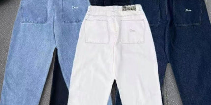 Baggy Straight-Leg Denim Jeans