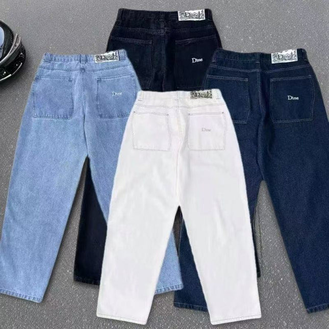 Baggy Straight-Leg Denim Jeans
