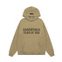 S / Flocked sweatshirt khaki